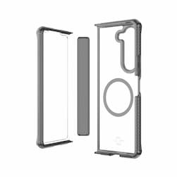 Чехол-накладка Itskins HYBRID HINGE Compatible with MagSafe для Galaxy Z Fold5, силикон, прозрачный/дымчатый— фото №3