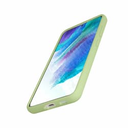 Чехол-накладка VLP для Galaxy S21 FE, силикон, светло-зеленый— фото №1