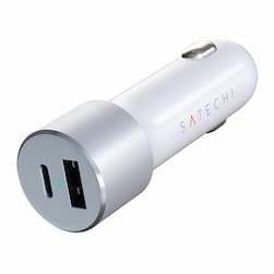 Зарядное устройство автомобильное Satechi 72W Type-C PD Car Charger, 72Вт, серебристый— фото №2