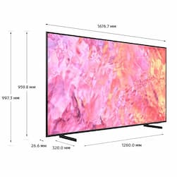 Телевизор Samsung QE75Q60C, 75″, черный— фото №2