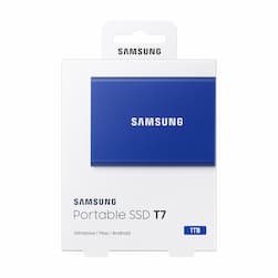 Внешний SSD накопитель Samsung Т7, 1000GB. синий— фото №7