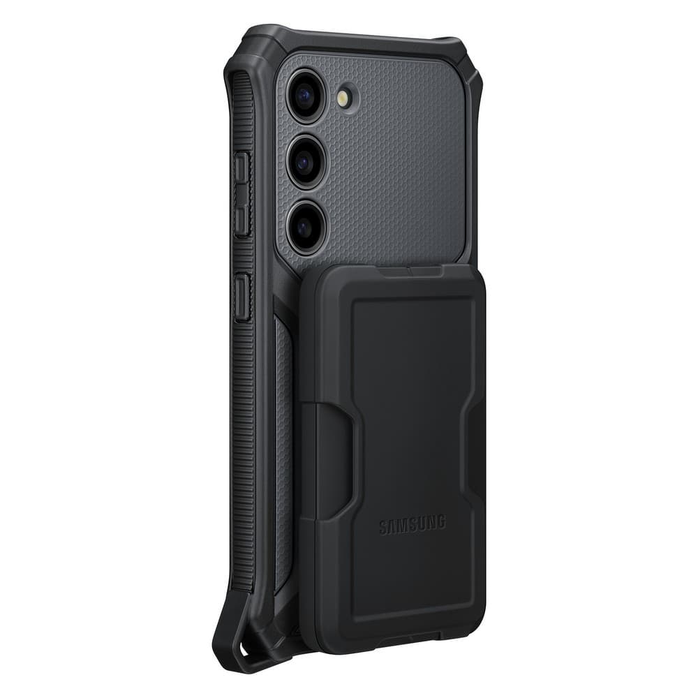 Чехол-накладка Samsung Rugged Gadget Case для Galaxy S23, поликарбонат, титан— фото №4