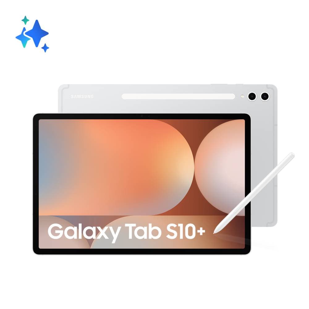 Планшет 12.4″ Samsung Galaxy Tab S10+ 256Gb, серебристый (РСТ)— фото №0