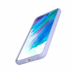 Чехол-накладка VLP для Galaxy S21 FE, силикон, фиолетовый— фото №1