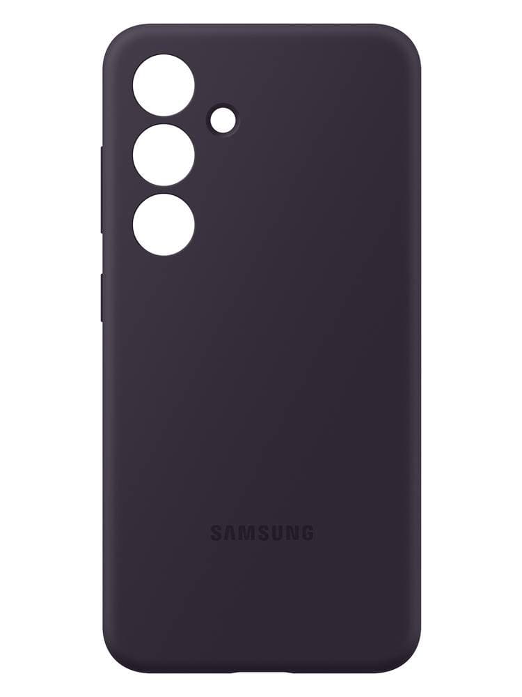 Чехол-накладка Samsung Silicone Case для Galaxy S24, силикон, темно-фиолетовый— фото №0