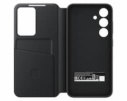 Чехол-книжка Samsung Smart View Wallet Case для Galaxy S24, поликарбонат, черный— фото №4