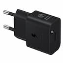 Зарядное устройство сетевое Samsung EP-T2510X, кабель USB Type-C, 25Вт, черный